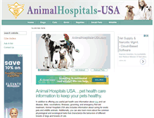 Tablet Screenshot of animalhospitals-usa.com